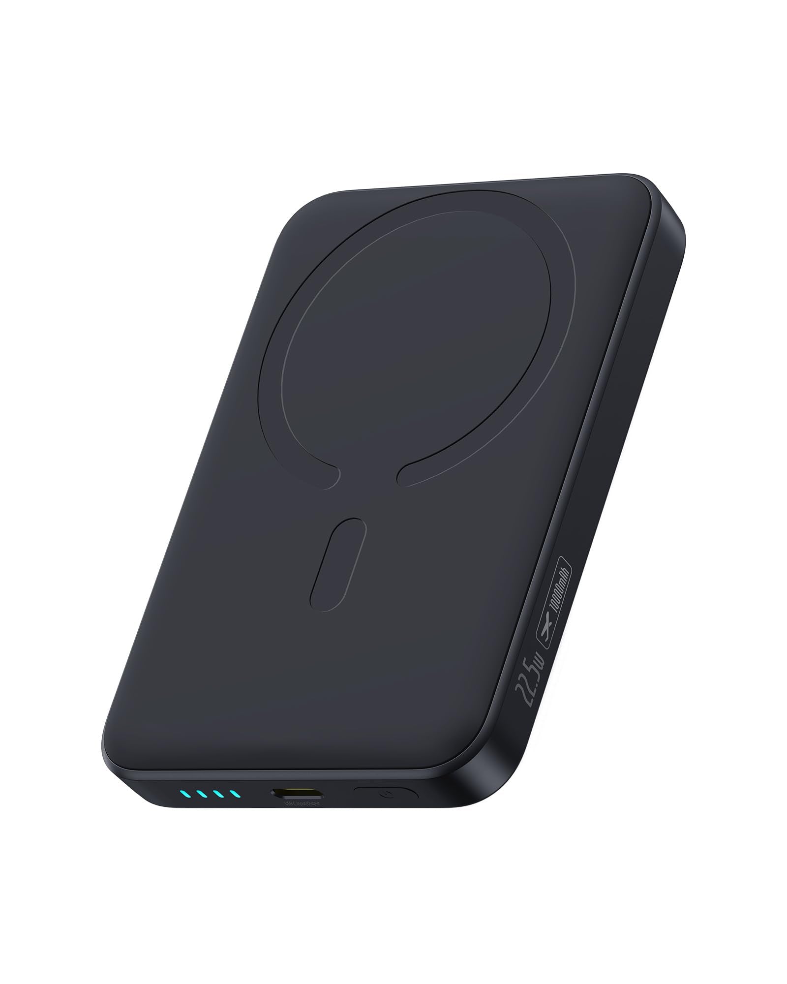 Baseus Enerfill MagSafe Powerbank 10000mAh 22.5W Magnetische Power Bank USB C, Kabellose Externe Handyakkus Wireless Mini Powerbank Kompatibel mit iPhone 16/15/14/13/12/Pro/Pro Max Serie, Schwarz